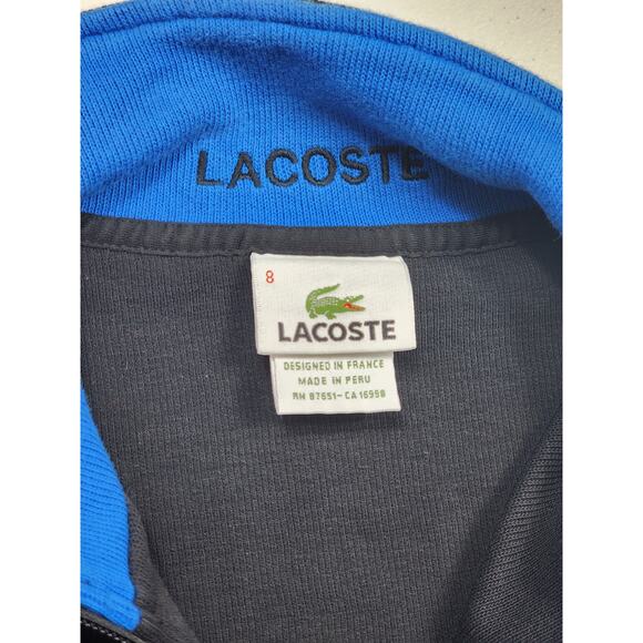 Lacoste Sweatshirt Quarter Zip Pullover Men XL Sweater Long Sleeve Casual Preppy - Picture 2 of 9